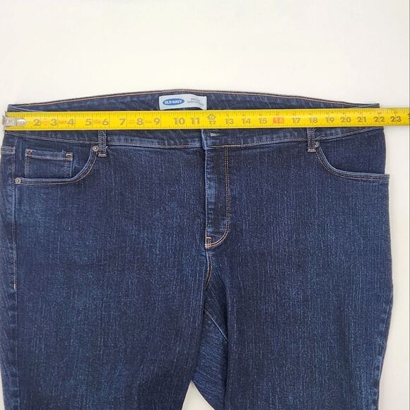 Old Navy Boot Cut Jeans Womens Plus Size 24 Blue Denim Western Rodeo Flared Boho - Picture 5 of 8